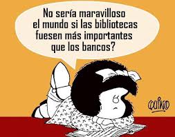 Mafalda y las bibliotecas
